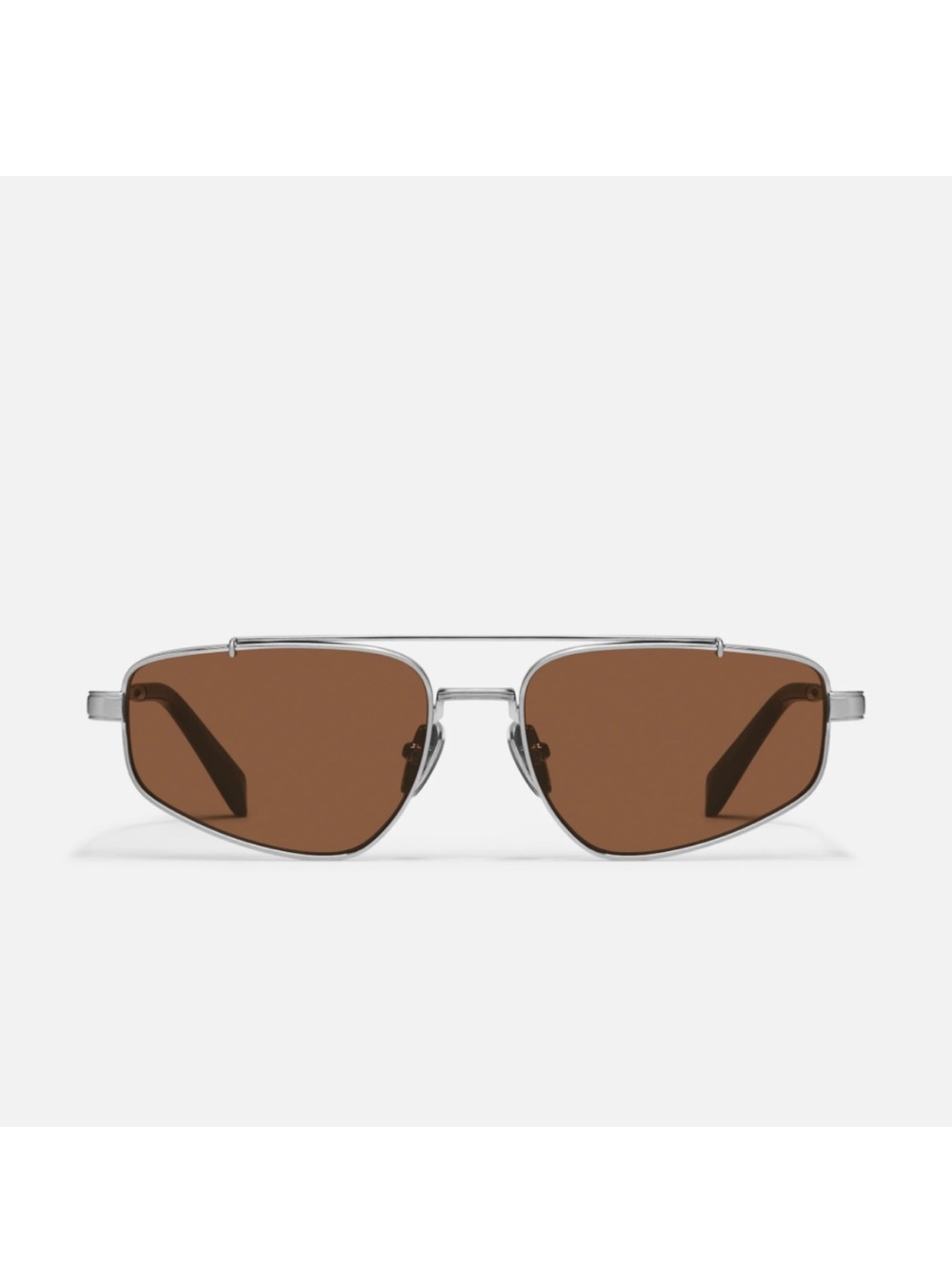Quay Australia Silver PIT STOP Sunglasses